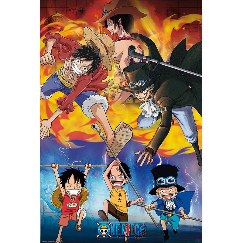One Piece - Ace Sabo Luffy - Poster