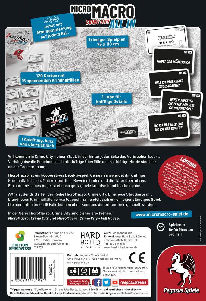 MicroMacro: Crime City 3 - All In (Edition Spielwiese) | yvolve Shop