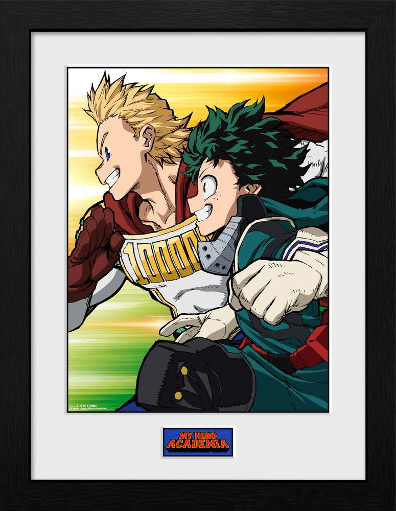 My Hero Academia - s4 Teaser - Framed Art Print