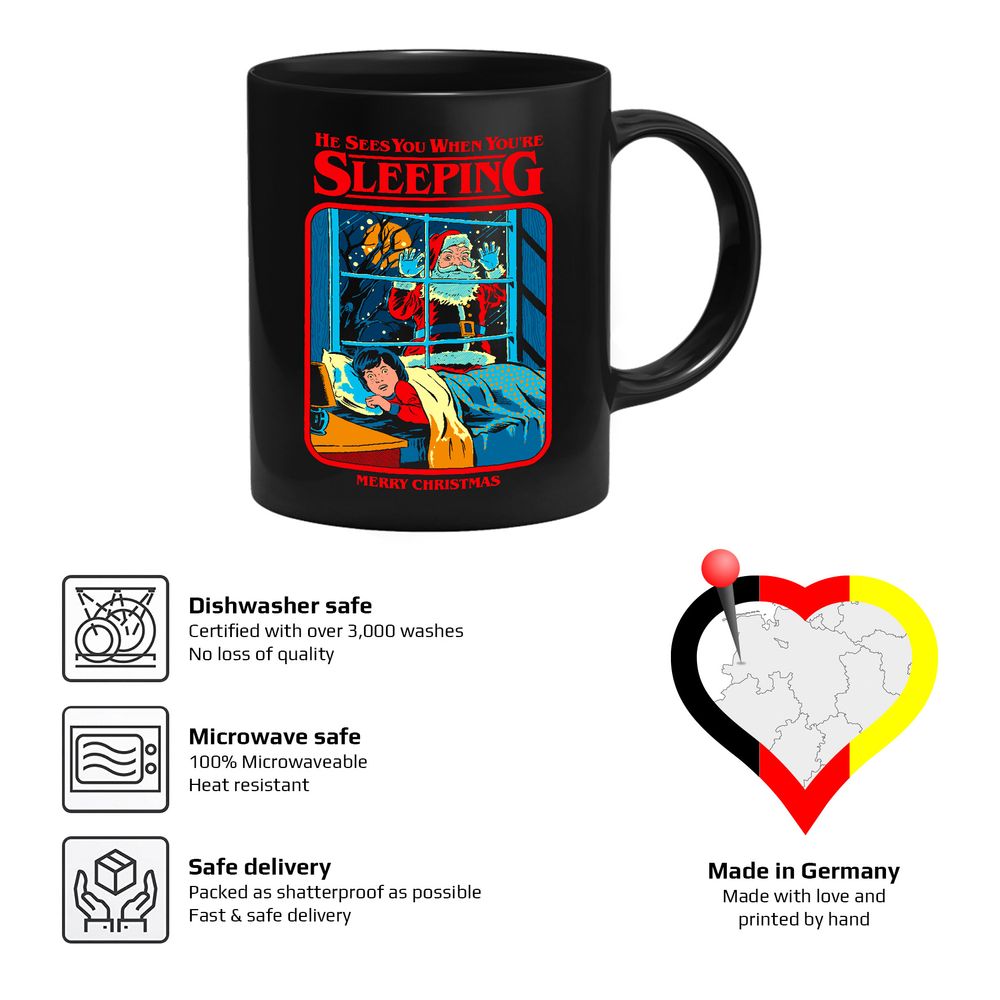 Steven Rhodes - He Sees You When You're Sleeping - Mug