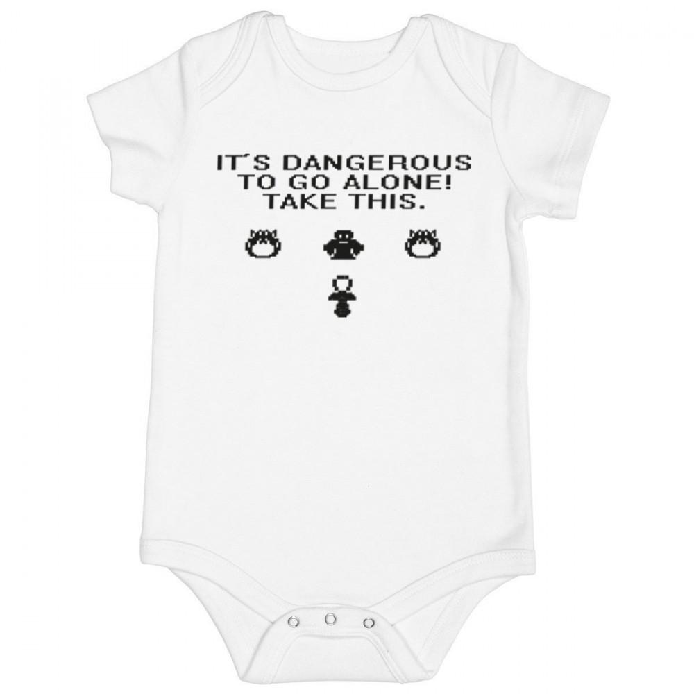yvolve - It's Dangerous - baby bodysuit