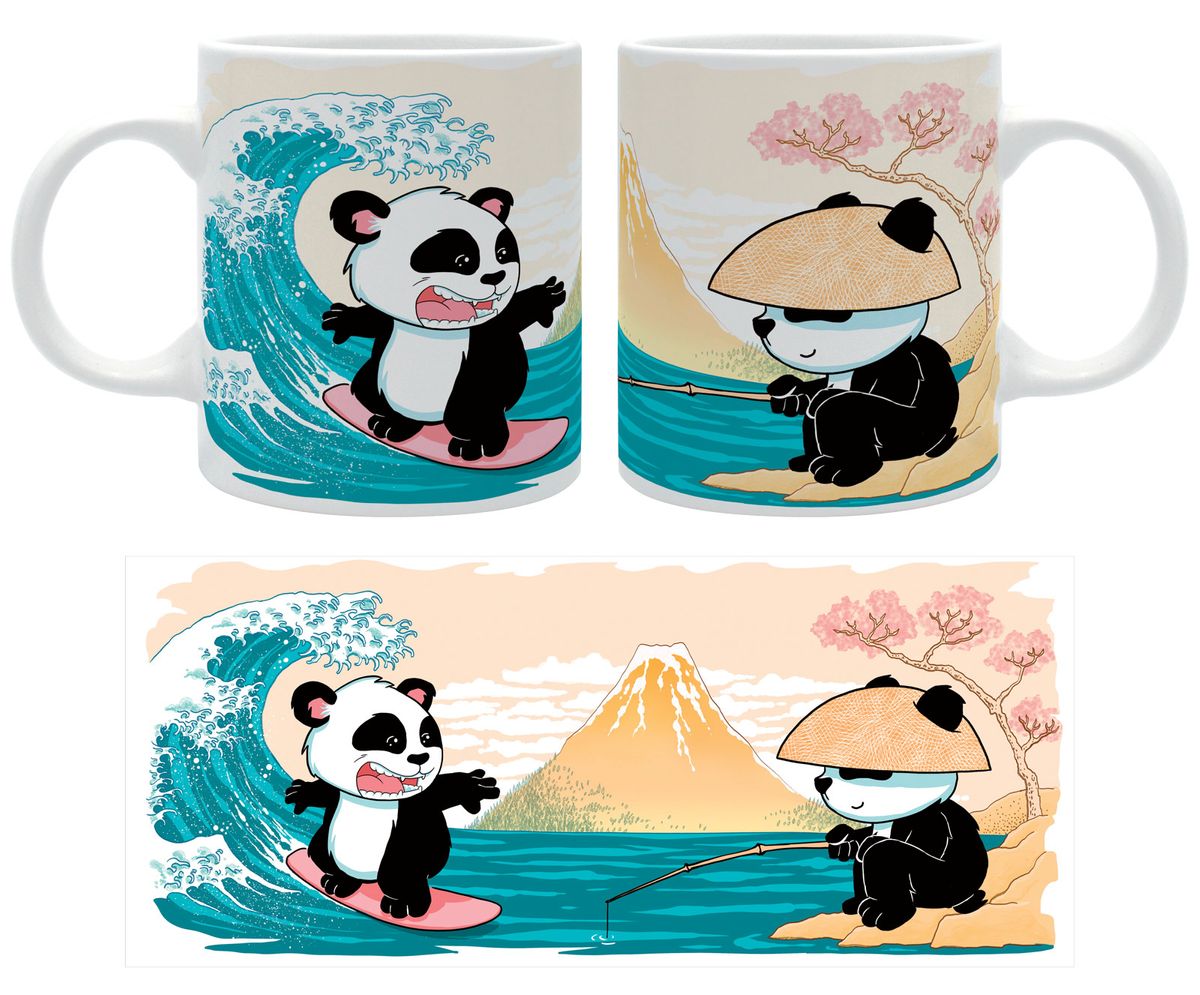 The Good Gift - Surfing Panda - Tasse