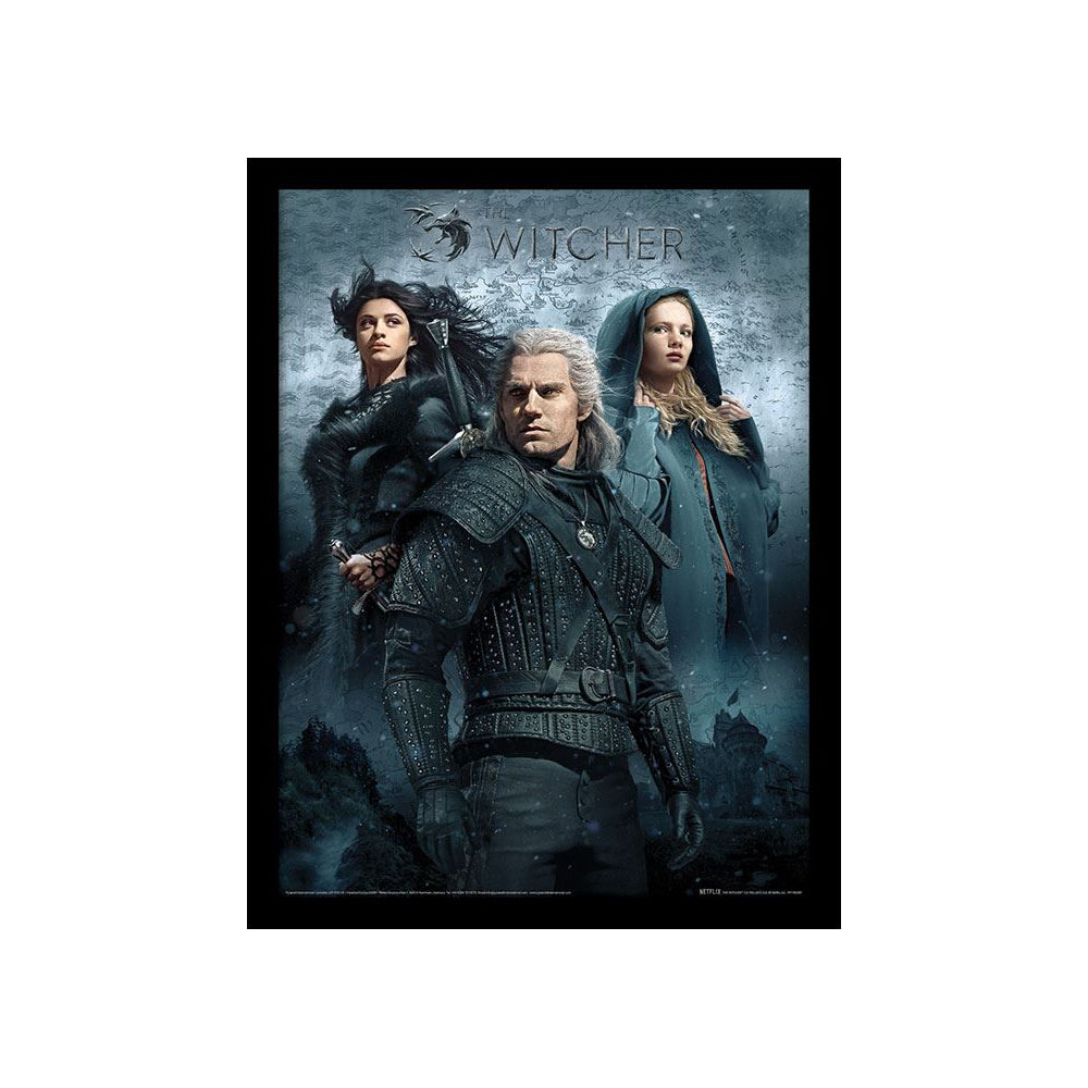The Witcher - The Witch You Can't Outrun - Framed Art Print