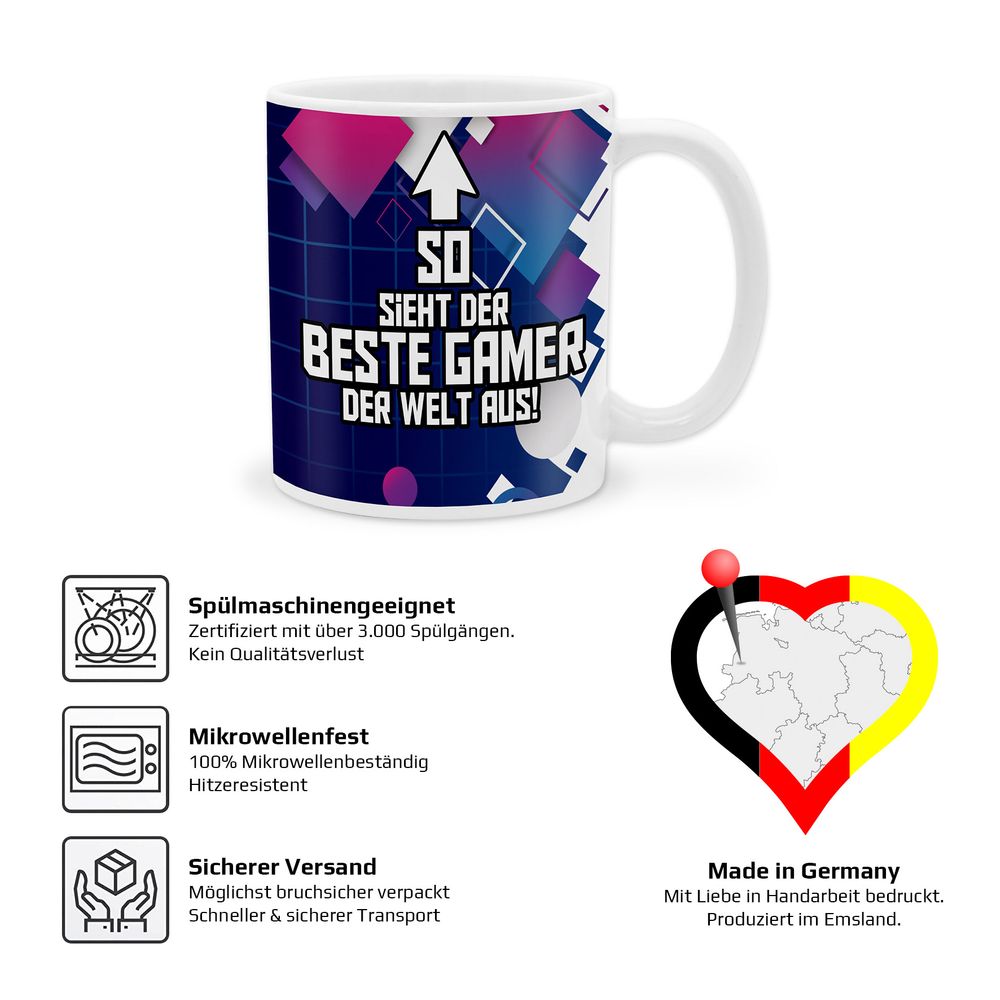 yvolve - Bester Gamer - Tasse