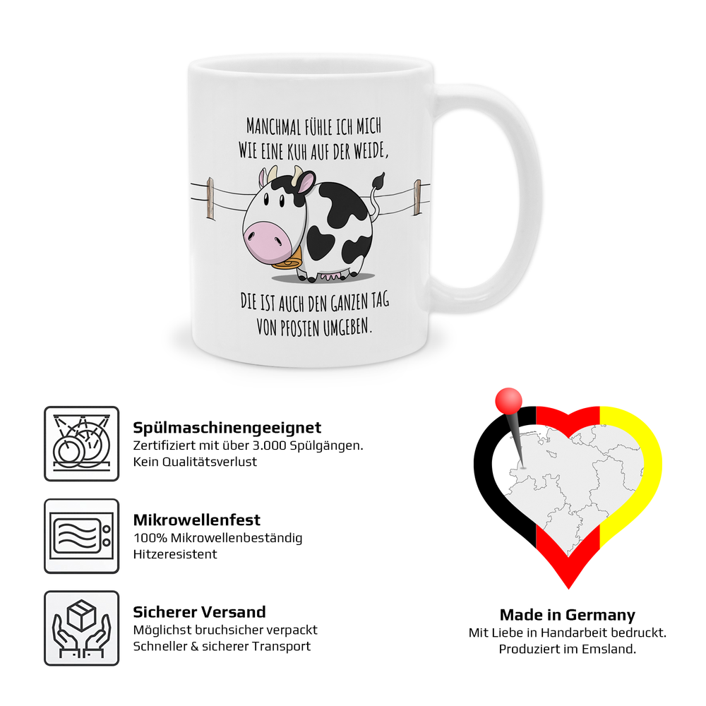 yvolve - Kuh Pfosten - Tasse