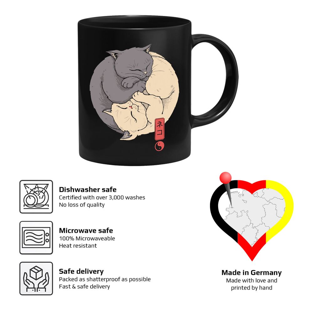 Vincent Trinidad - Ying Yang Cats - Tasse