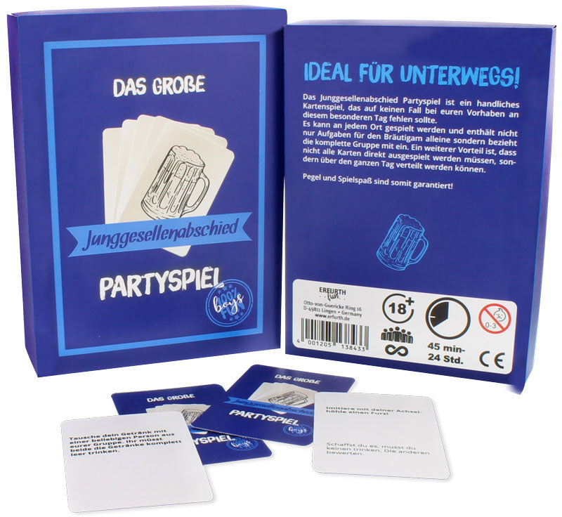 Junggesellenabschied für Männer - Partyspiel | yvolve Shop