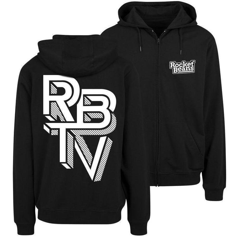 Rocket Beans TV - Escher Weiß - Zipper