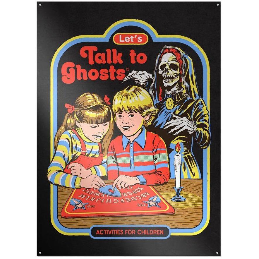 Steven Rhodes - Let's Talk To Ghosts - metal sign
