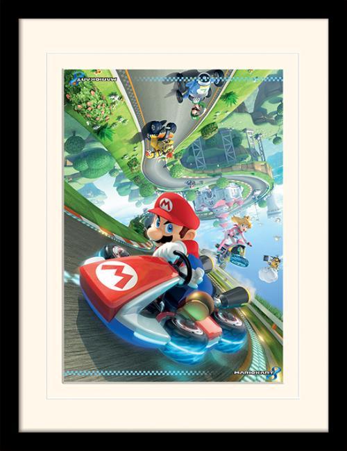 Super Mario - Mario Kart 8 - Framed Art Print