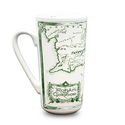 Lord of the Rings - White Map - Mug