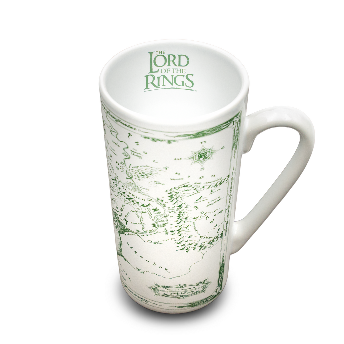 Lord of the Rings - White Map - Mug