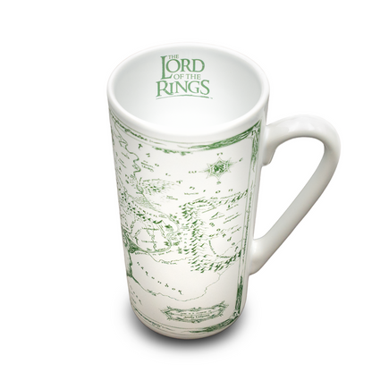 Lord of the Rings - White Map - Mug
