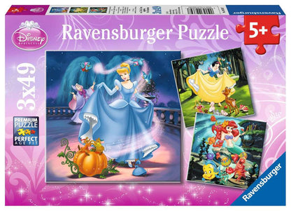 Disney Princess - 3-Puzzle-Set