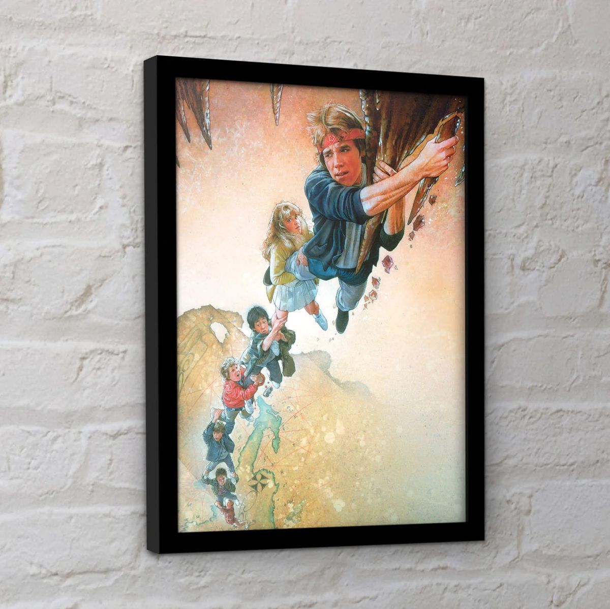 Die Goonies - Hanging - Gerahmter Kunstdruck