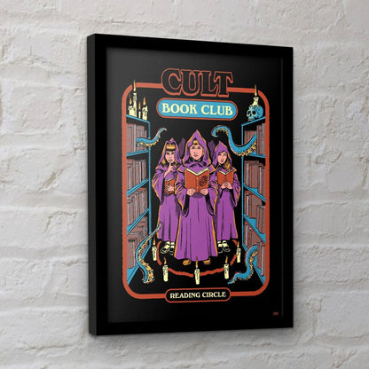 Steven Rhodes - Cult Book Club - Framed Art Print