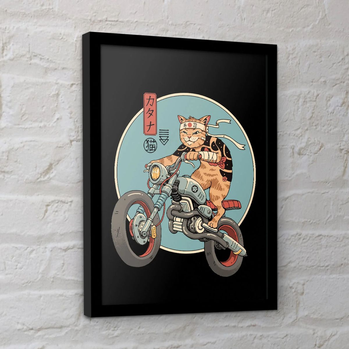 Vincent Trinidad - Catana Motorcycle - Framed Art Print