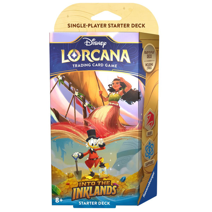 Disney Lorcana: Die Tintenlande - Starter Deck Rubin und Saphir (Englisch) | yvolve Shop