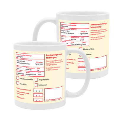 yvolve - Gelber Schein - Tasse