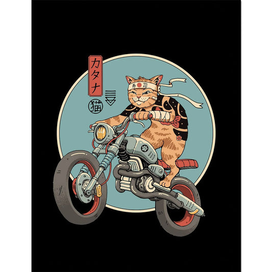 Vincent Trinidad - Catana Motorcycle - Framed Art Print