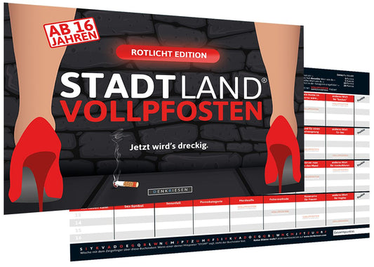 Stadt Land Vollpfosten - Rotlicht Edition