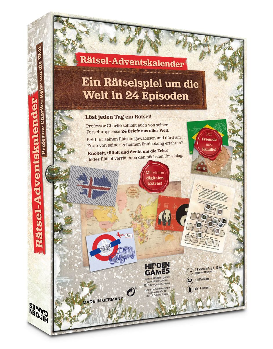 Hidden Games: Professor Charlie's Journey Around the World