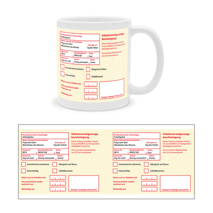 yvolve - Gelber Schein - Tasse