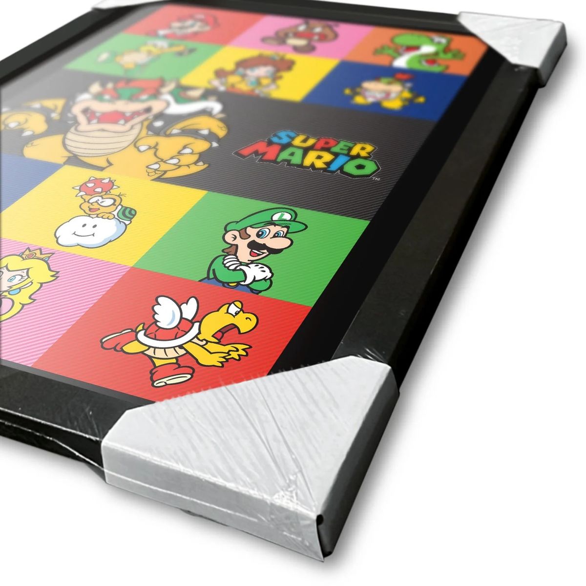 Super Mario - Characters - Gerahmter Kunstdruck