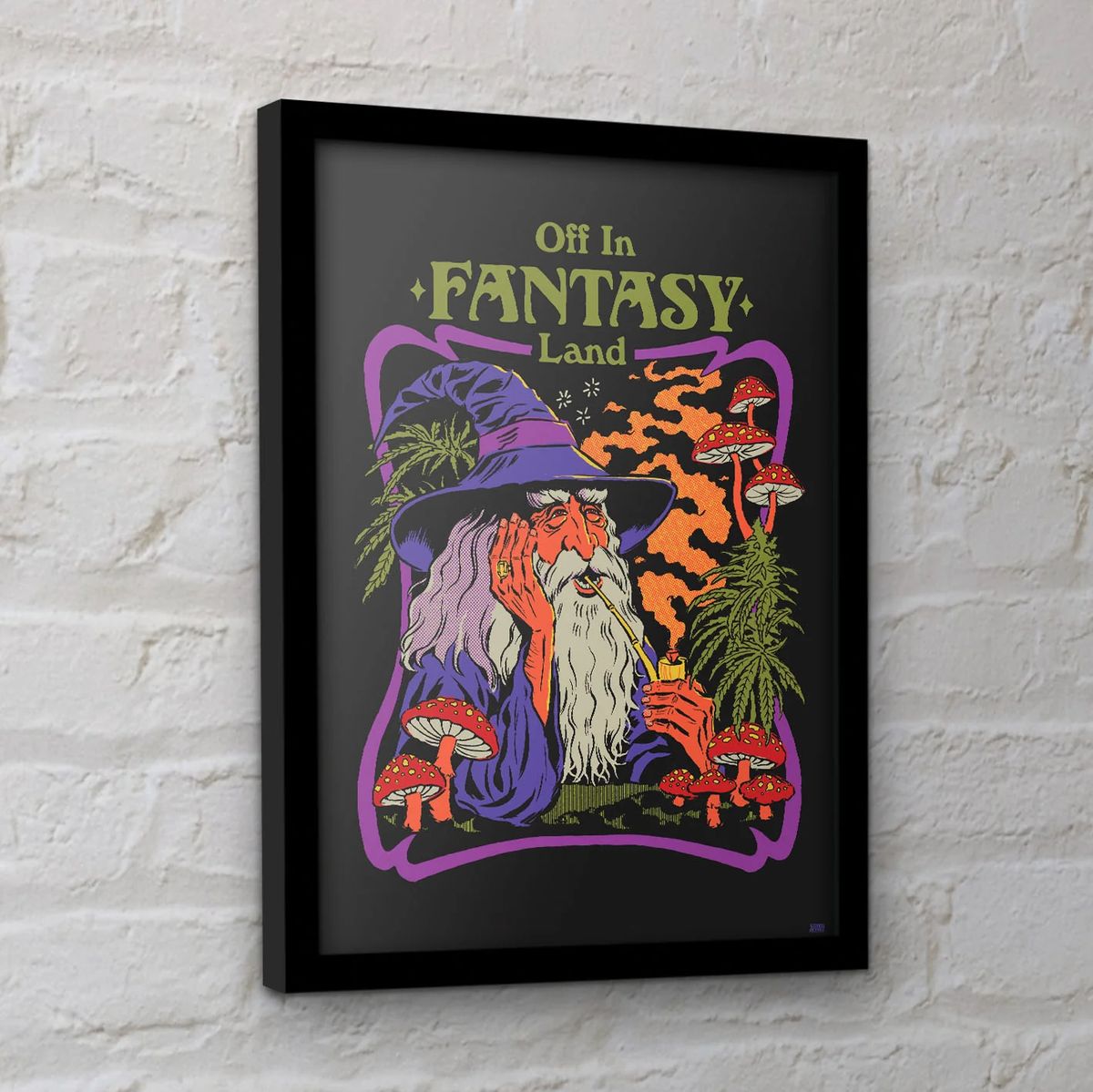 Steven Rhodes - Fantasy Land - Framed Art Print