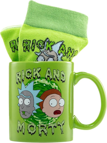 Rick and Morty - Portal - Mug and Sock Set