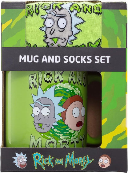 Rick and Morty - Portal - Mug and Sock Set