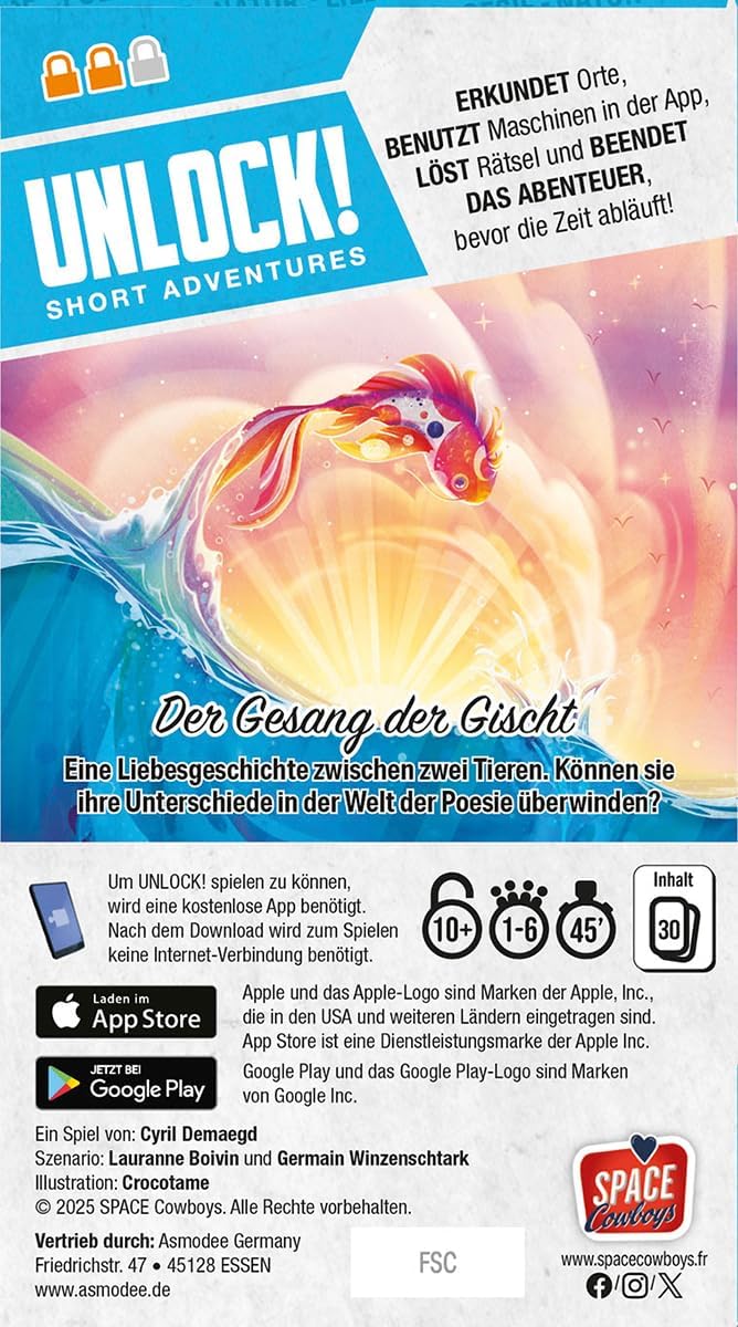 Unlock! Short Adventures: Song of the Sea Spray