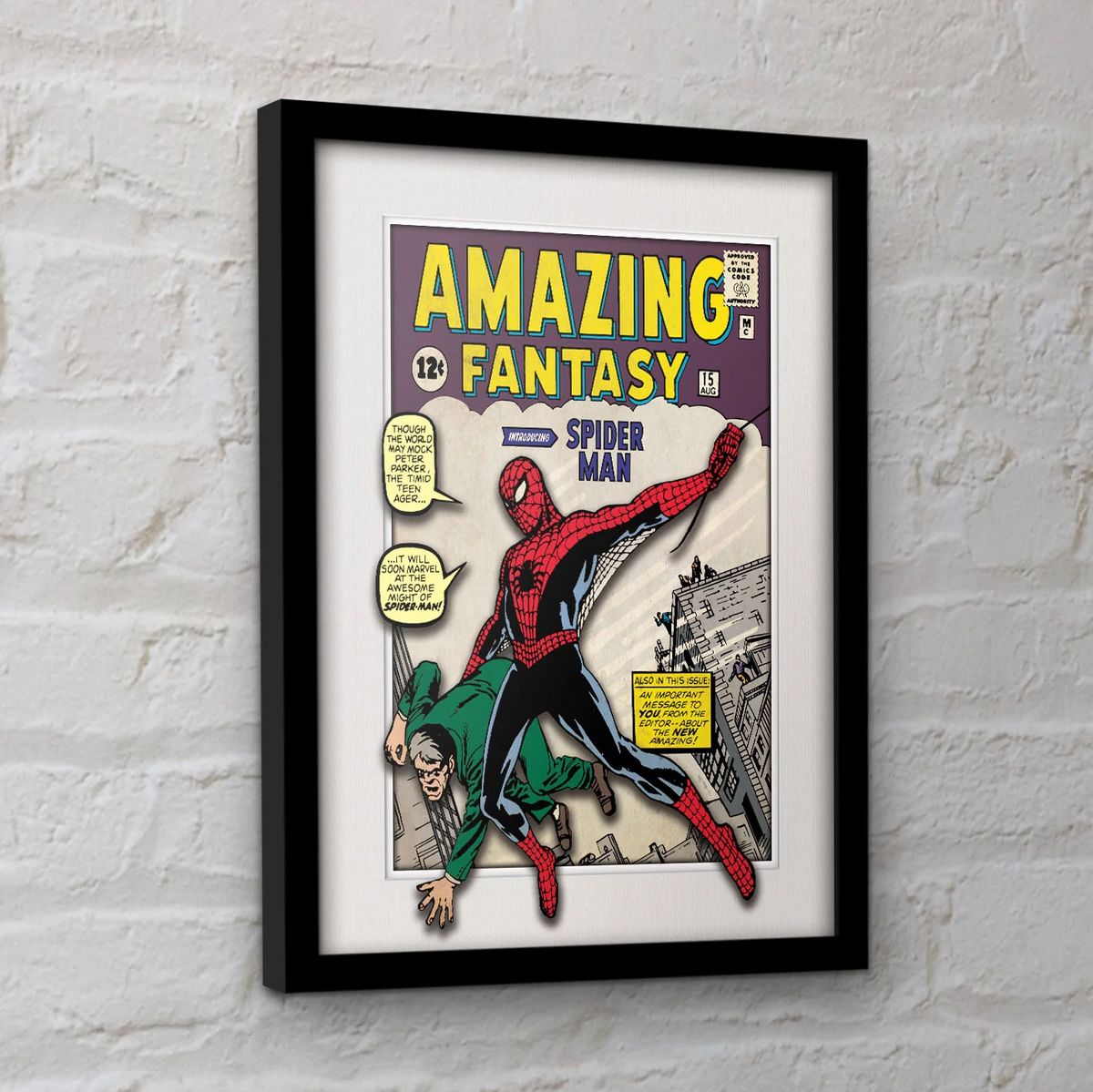 Spider-Man - Comic - Framed Art Print
