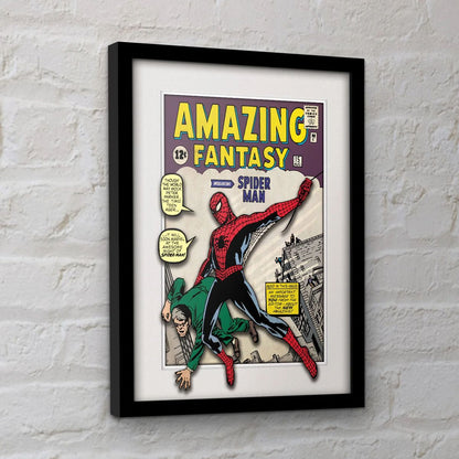 Spider-Man - Comic - Framed Art Print