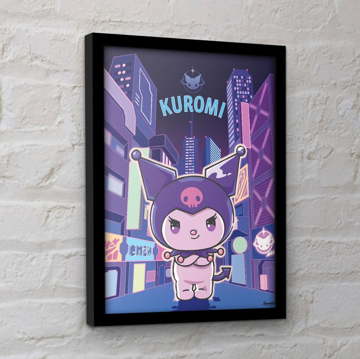 Hello Kitty - Kuromi Ambition - Gerahmter Kunstdruck