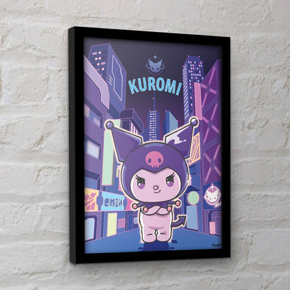 Hello Kitty - Kuromi Ambition - Gerahmter Kunstdruck