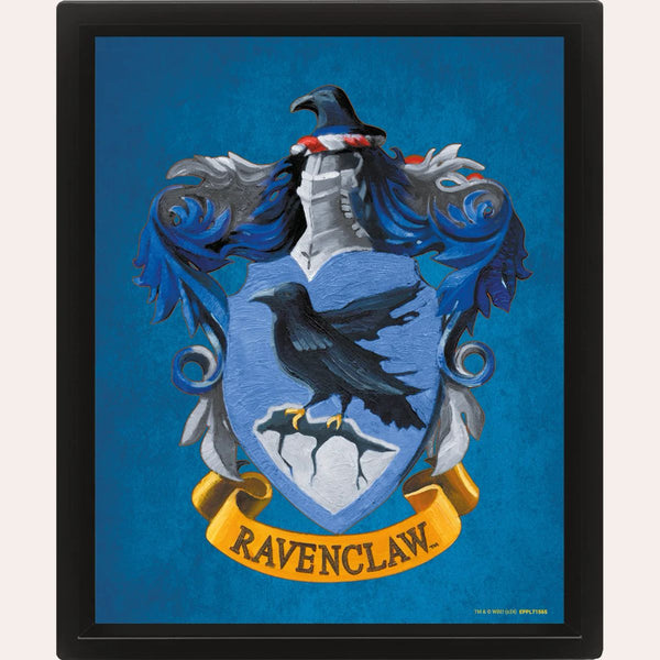 Ravenclaw Neon Crest Poster Painting canvas 12*18inch high quality