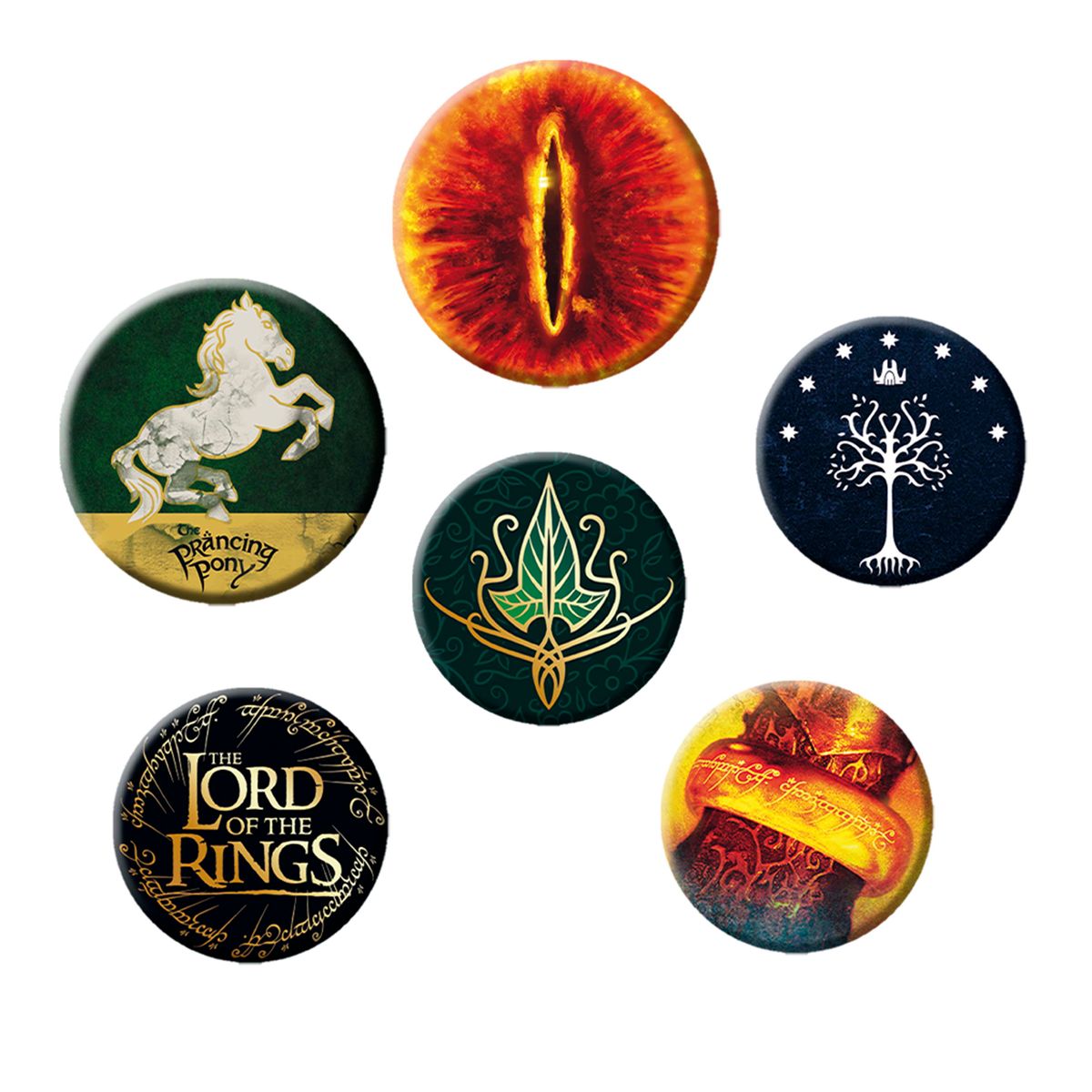 Herr der Ringe - Symbols - Buttons | yvolve Shop