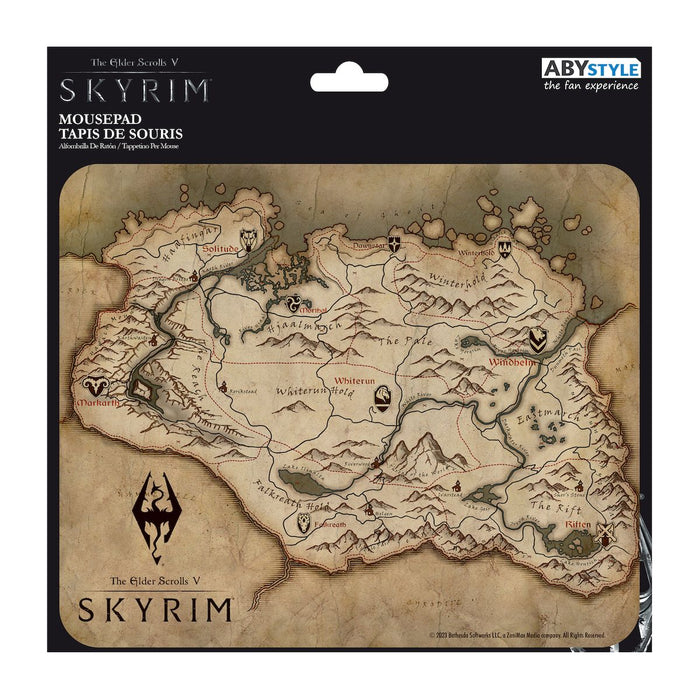 Skyrim - Map - Mauspad | yvolve Shop