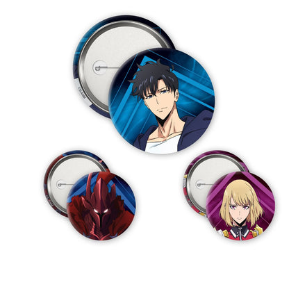 Solo Leveling - Igris, Jinwoo & Cha Hae - Pin-Set
