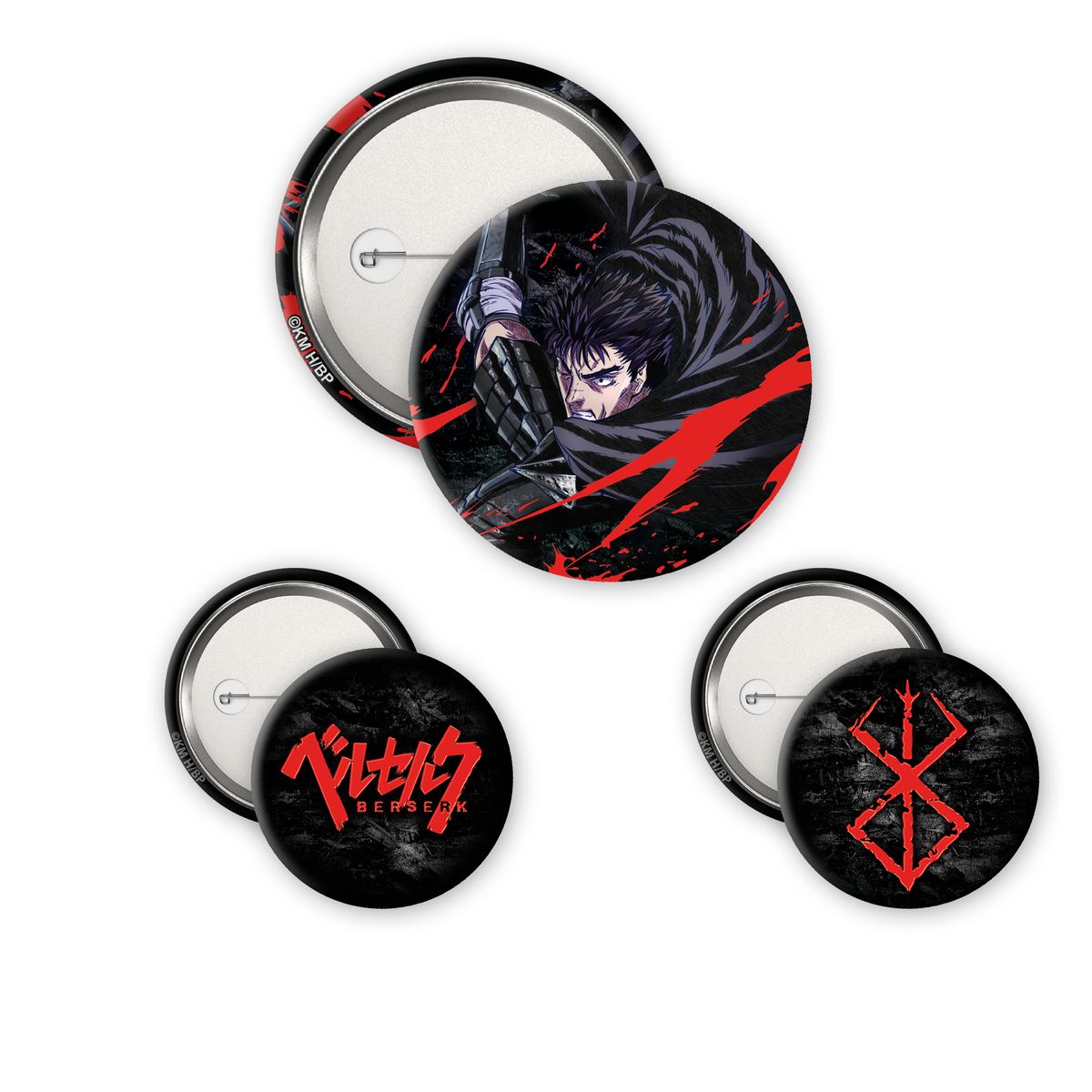 Berserk - Guts - Pin-Set