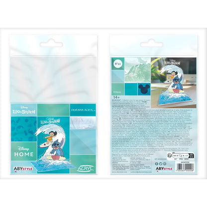 Lilo & Stitch - Surfin - Acryl Diorama