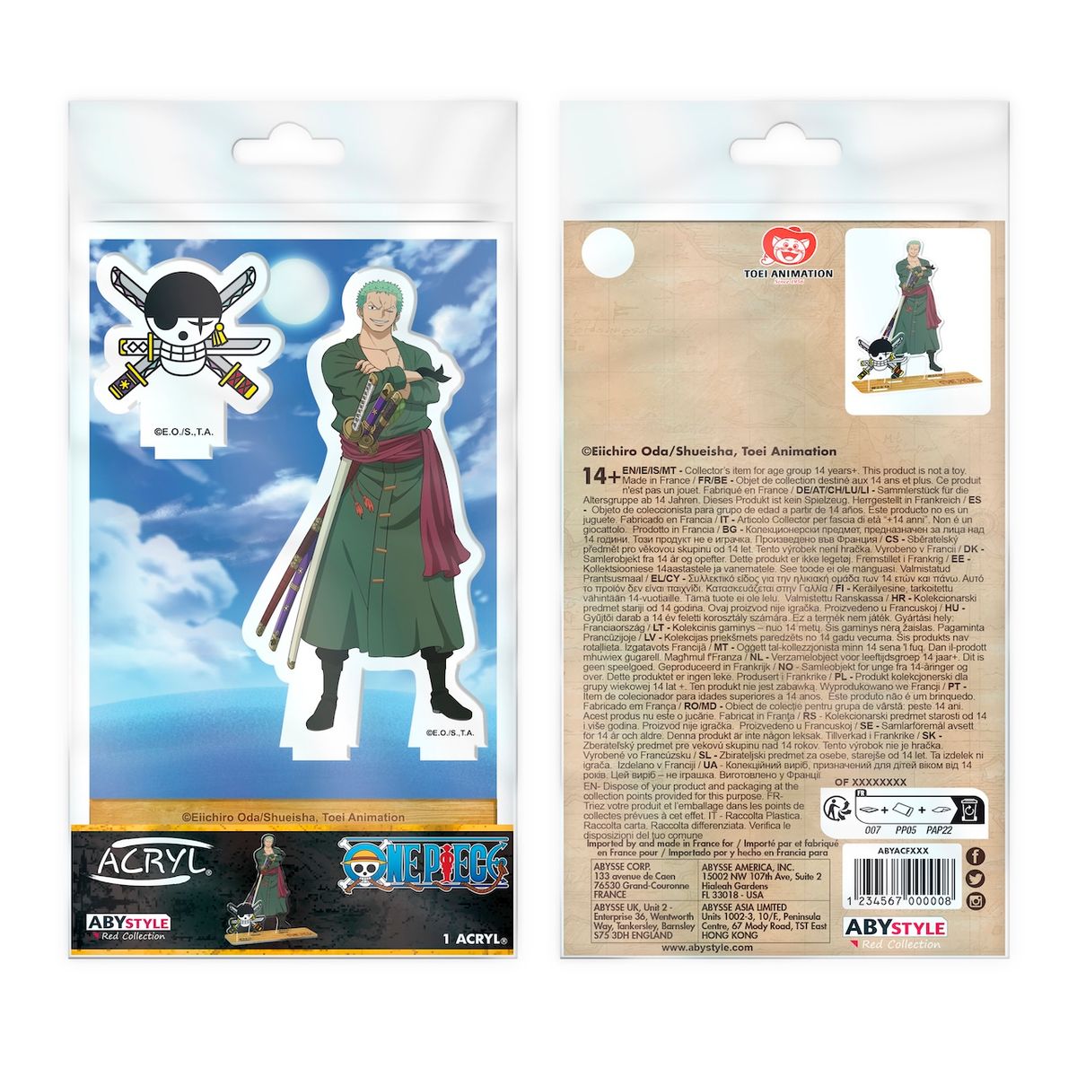 One Piece - Swordsman Zoro - Acrylfigur