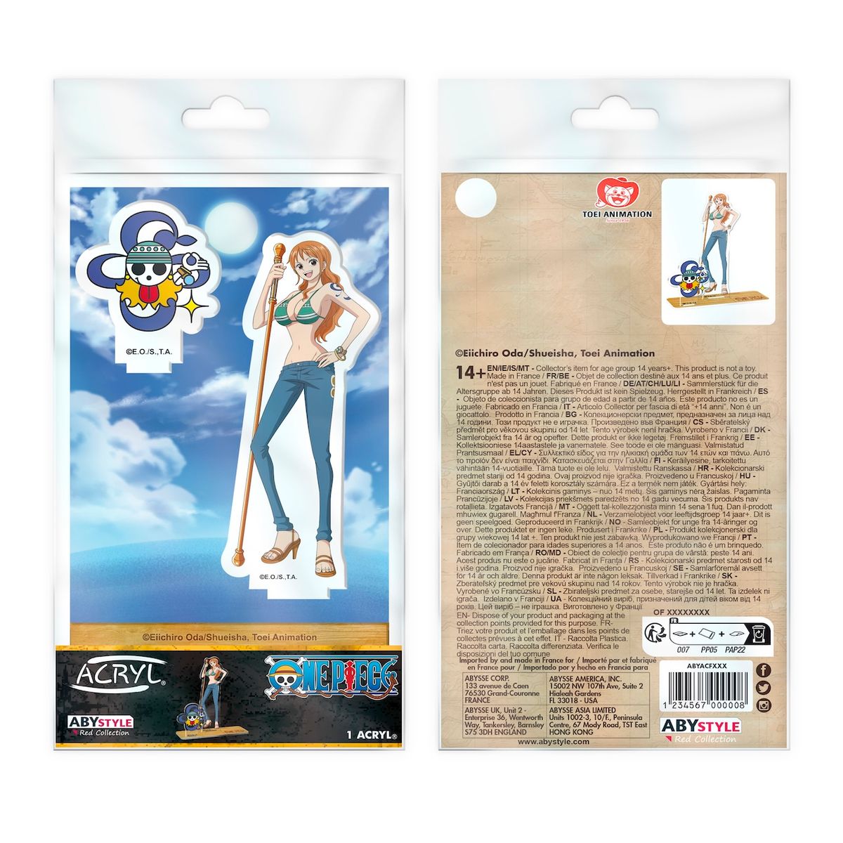 One Piece - Navigator Nami - Acrylic Figure – yvolve Shop