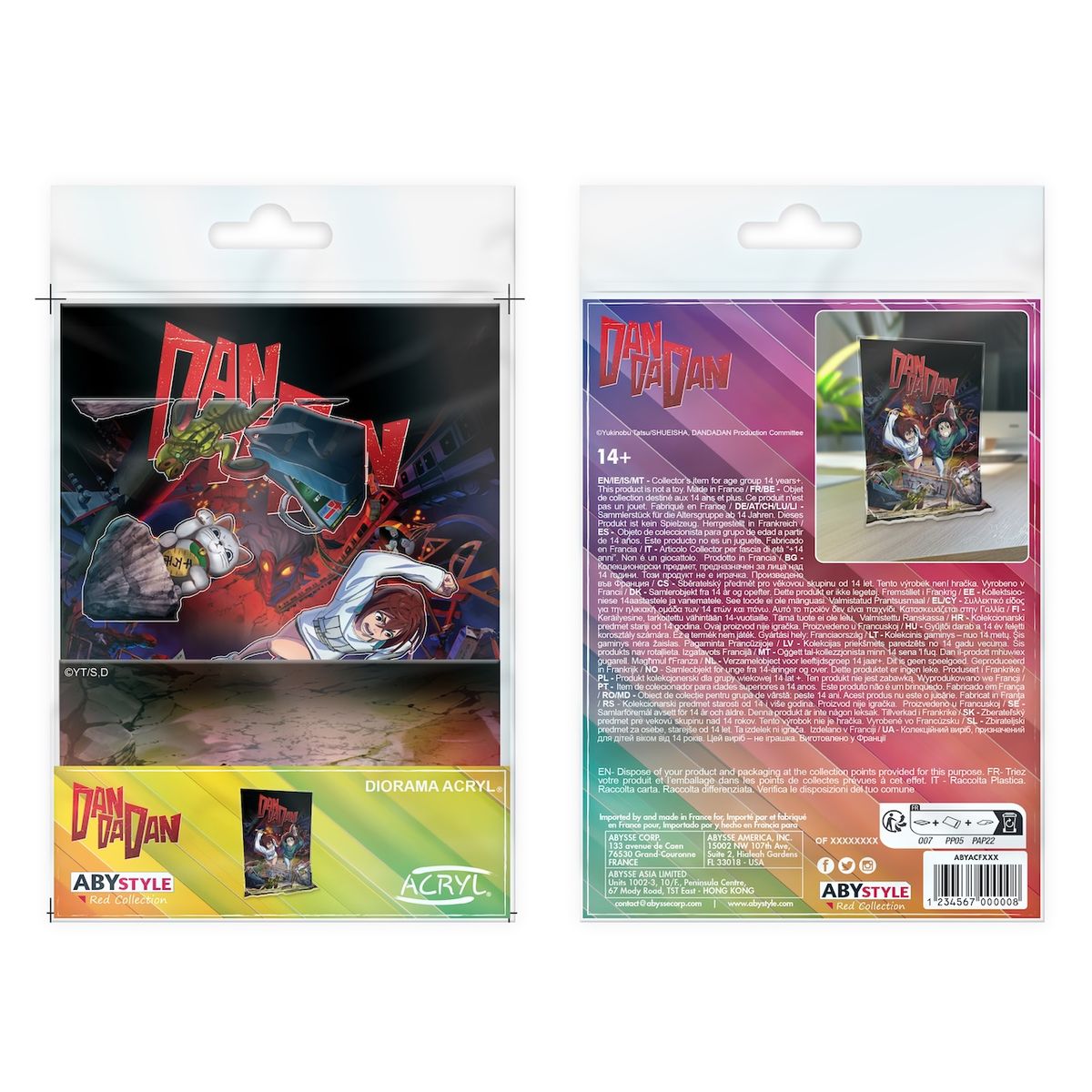 Dandadan - Momo & Okarun - Acrylic Diorama