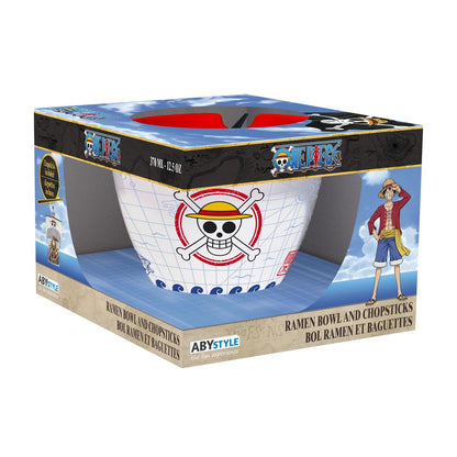 One Piece - Monkey D. Ruffy - Schale mit Essstäbchen