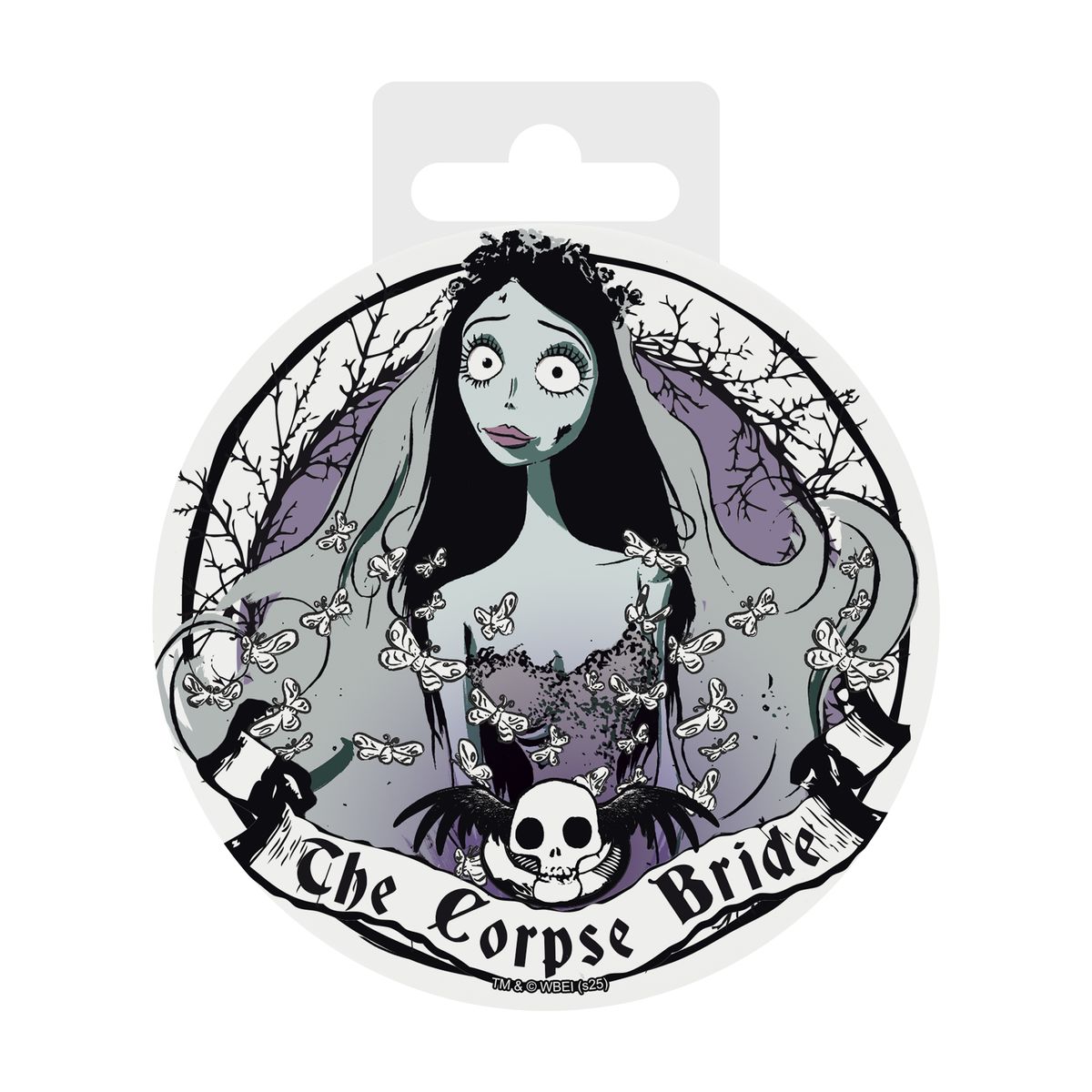 Corpse Bride - Emily - ceramic coaster