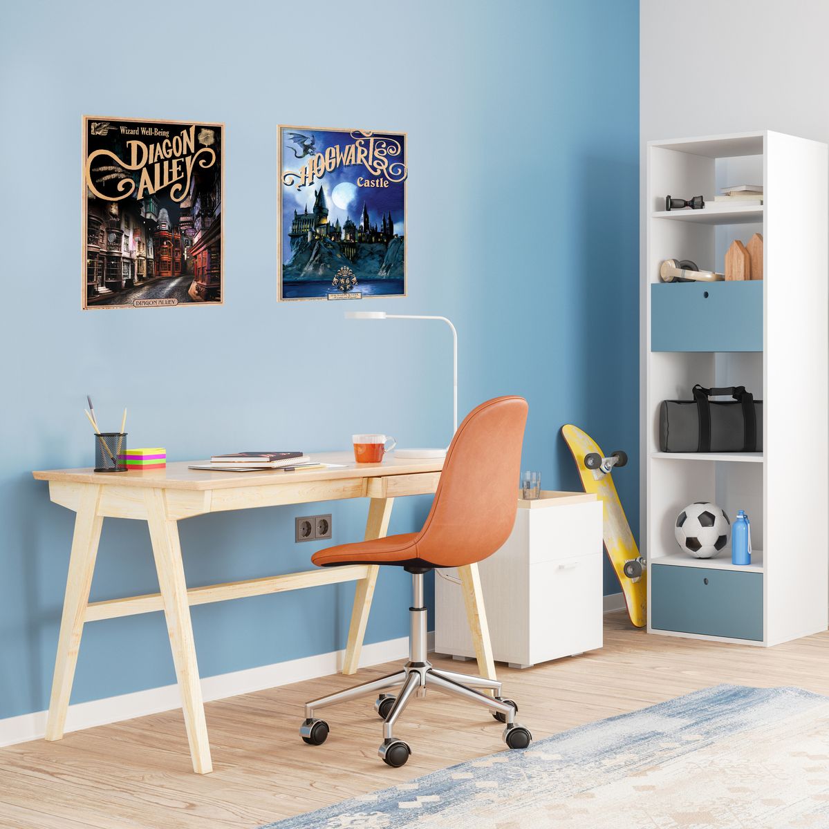 Harry Potter - Winkelgasse & Hogwarts - 2 Poster-Set