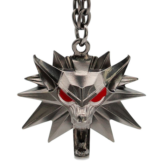 The Witcher - 3D School Wolf Emblem - Keychain