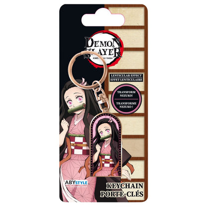 Demon Slayer - Nezuko - Lentikular-Schlüsselanhänger
